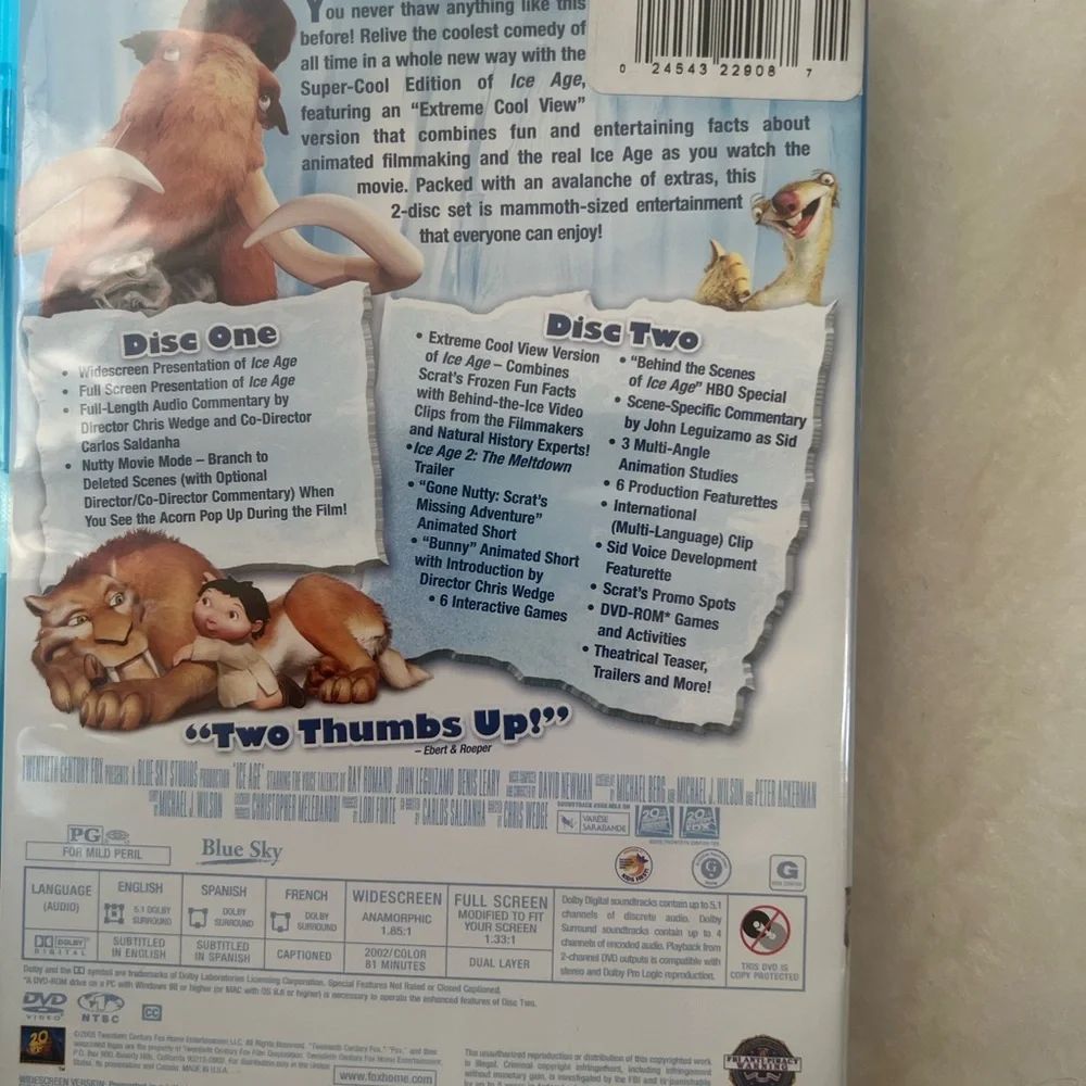 2 Ice Age DVD Collection